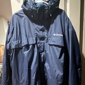Columbia Men's Fleece Interchange Jacket. Size 3XT.